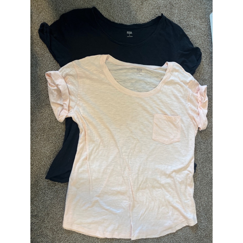 ANA By Anthony Nak Tencel Blend Light Pink Pocket Tee L bundle